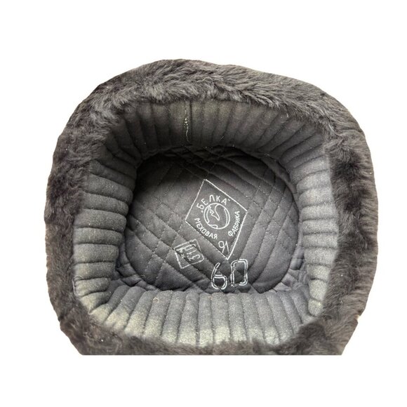 Soviet Russia Authentic Original Winter Hat Black New - Picture 11 of 15